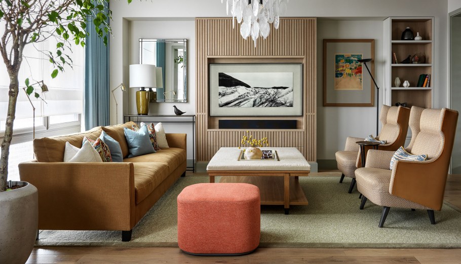 Стильный интерьер гостиной