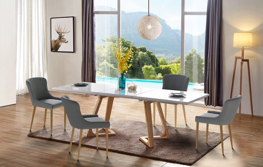 Стол Avalon + 4 стула Elwin