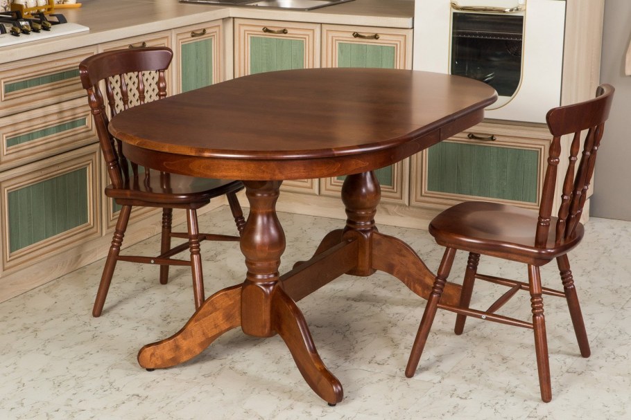 Стол Гранд 2 темный орех