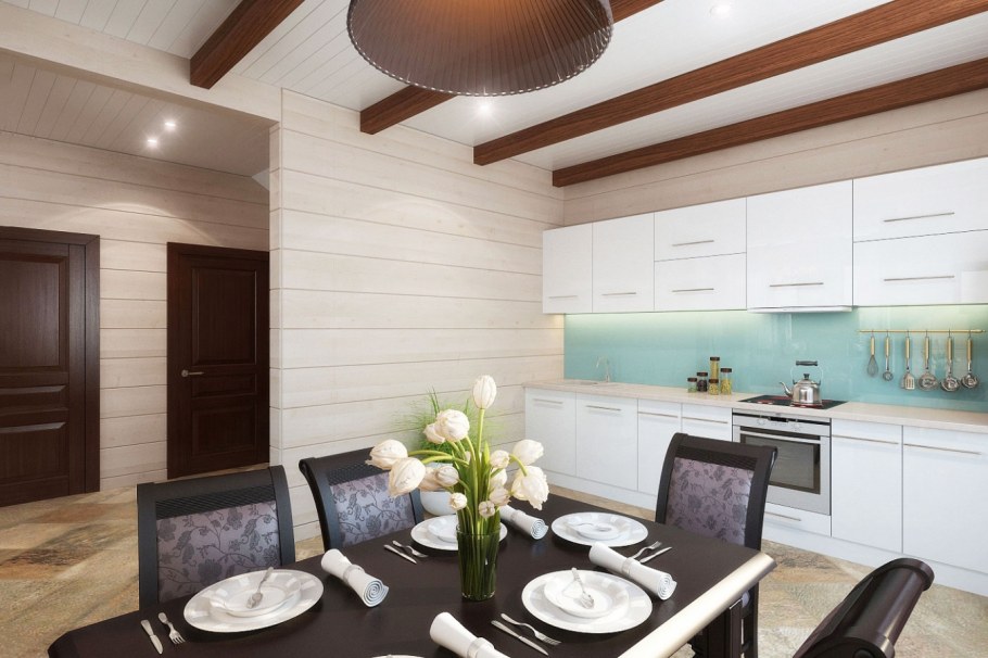 Дизайнерская отделка кухни