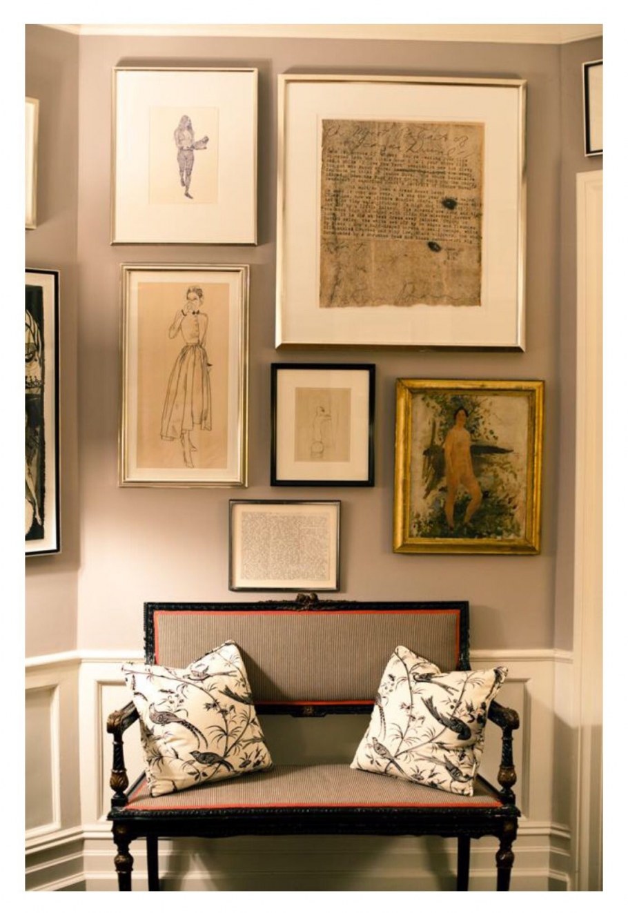 Картина в бежевую спальню