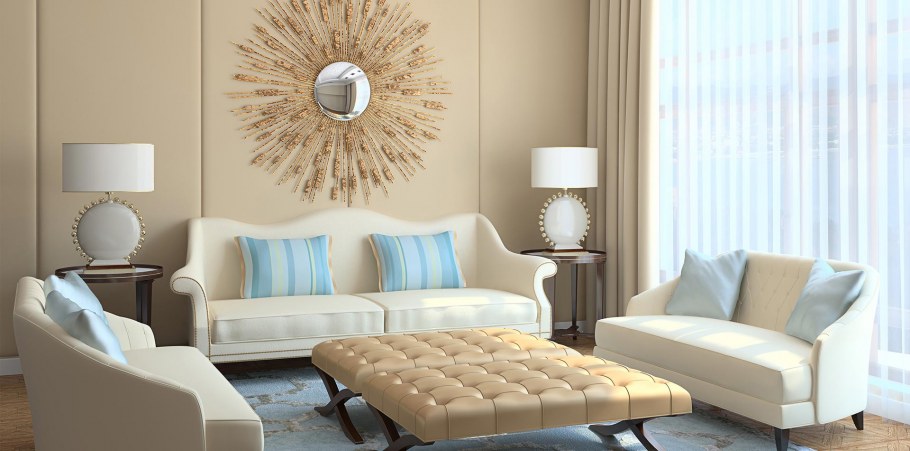 Скандинавский интерьер в бежевых тонах