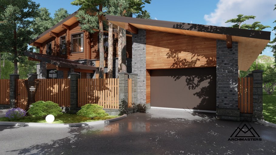 Терраса в стиле Шале