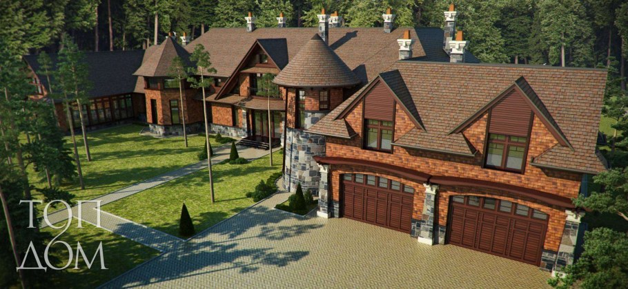 Веранда в стиле Шале