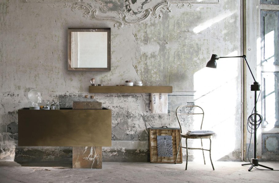 Декоративная штукатурка состаренная стена