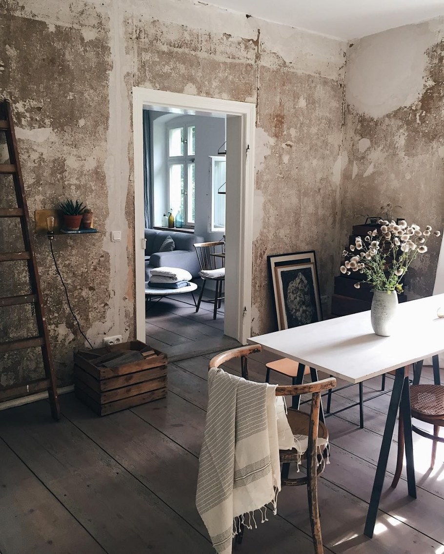 Декоративная штукатурка в интерьере