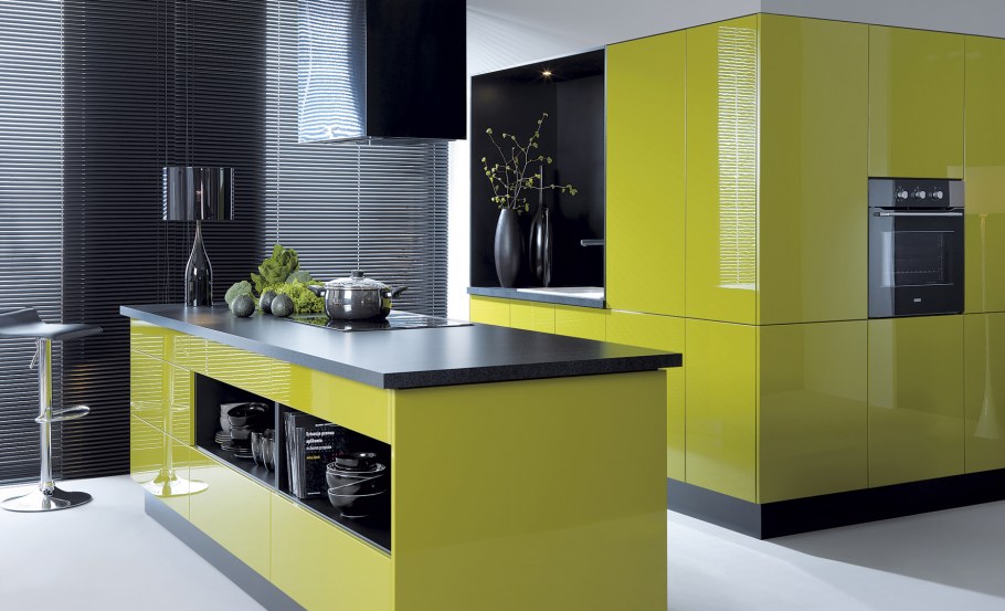 Кухня олива Модерн 2020