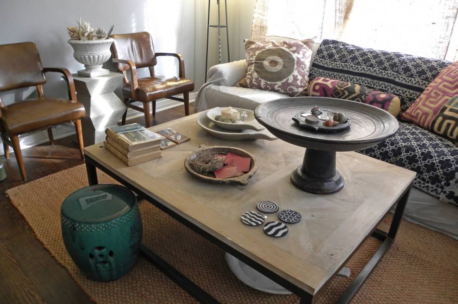 Ковер бохо в интерьере