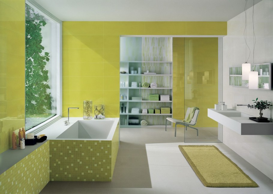 Атлас Конкорд желтая плитка