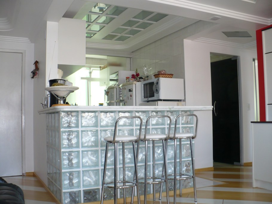 Glass Block Kitchen