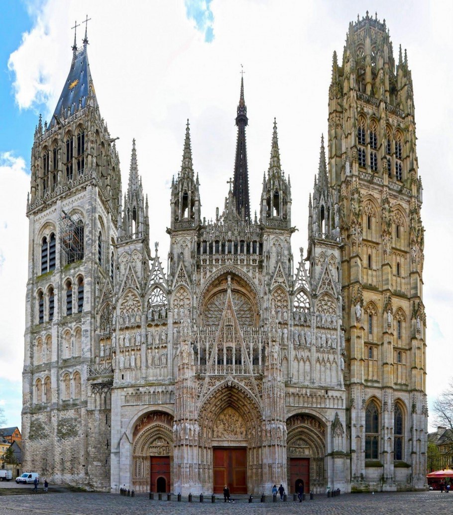 Западный фасад Руанского собора