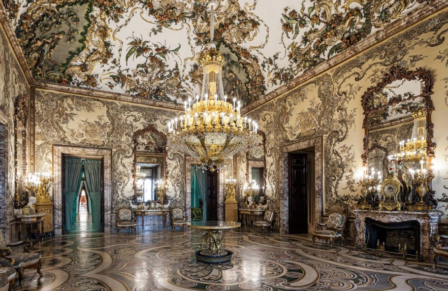 Королевский дворец в Мадриде зал Гаспарини