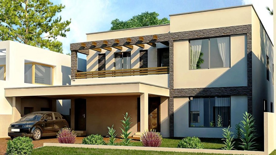 Коттедж в стиле Модерн