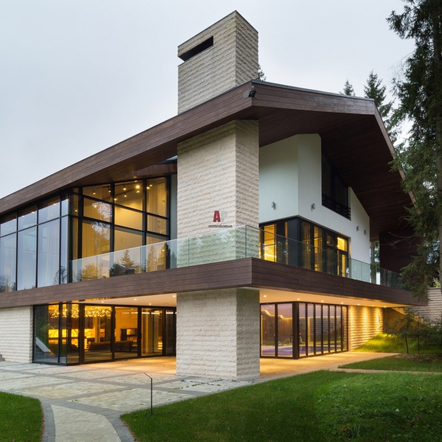 Коттедж в современном стиле