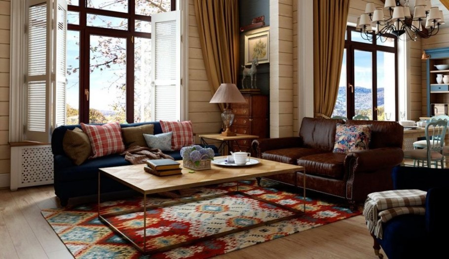 Английский Кантри стиль в интерьере