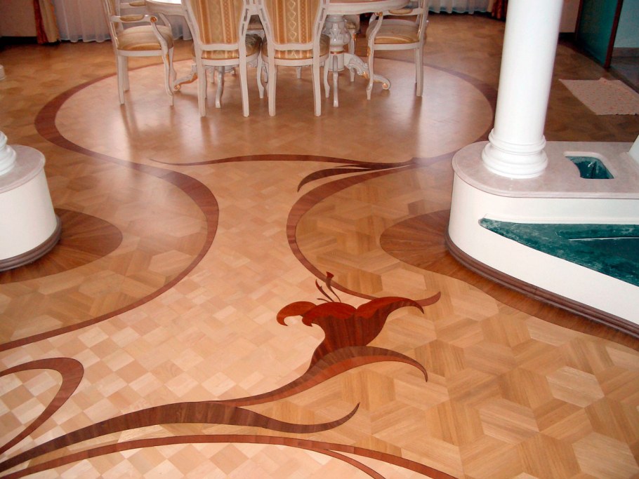 Ламинат с рисунком