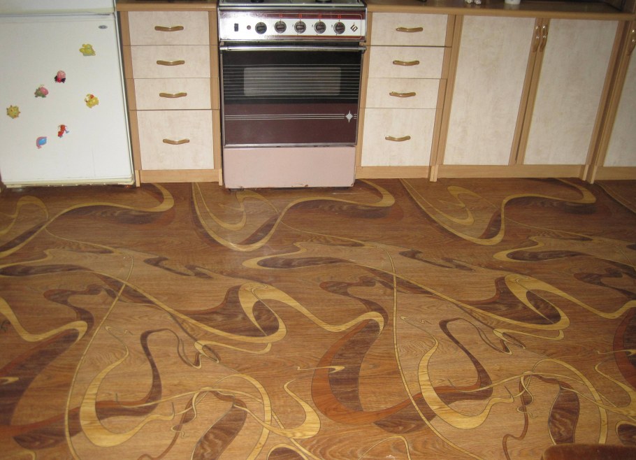 Линолеум Гранд Астон 1 в интерьере