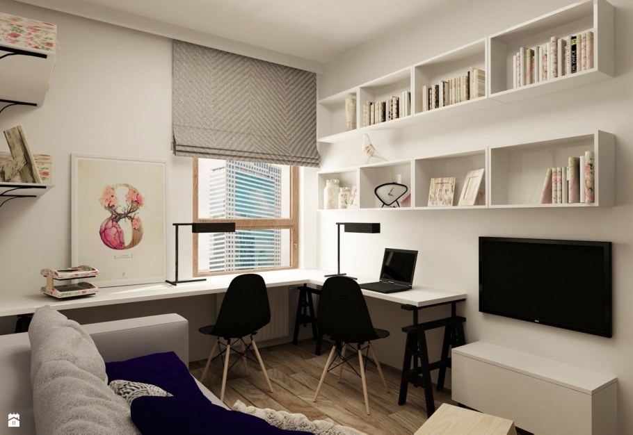 Гостиная с рабочим местом