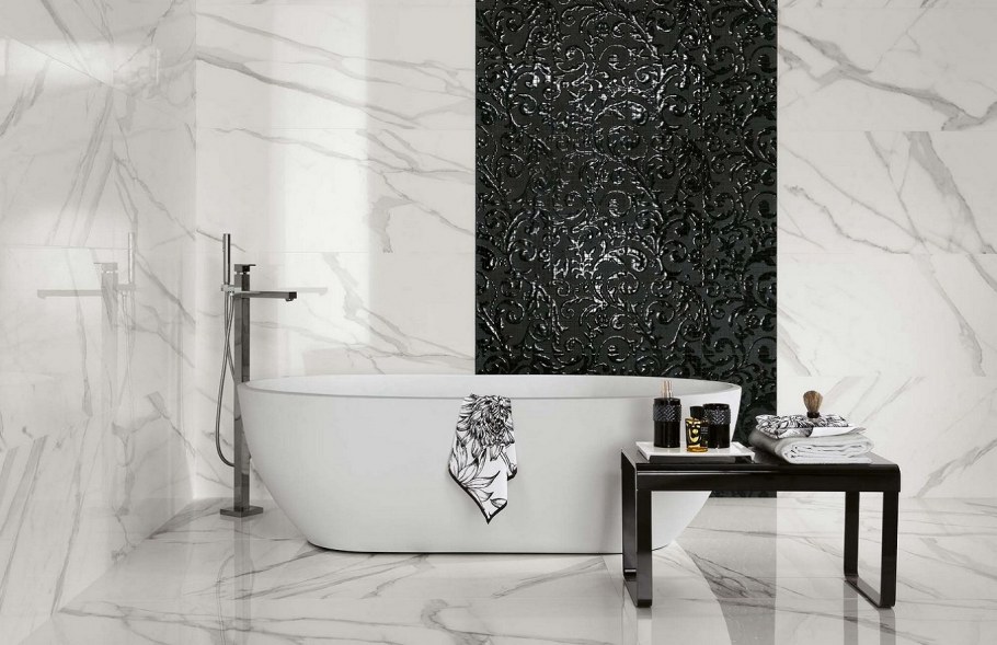 Плитка ROMA Diamond 110 Carrara brillante