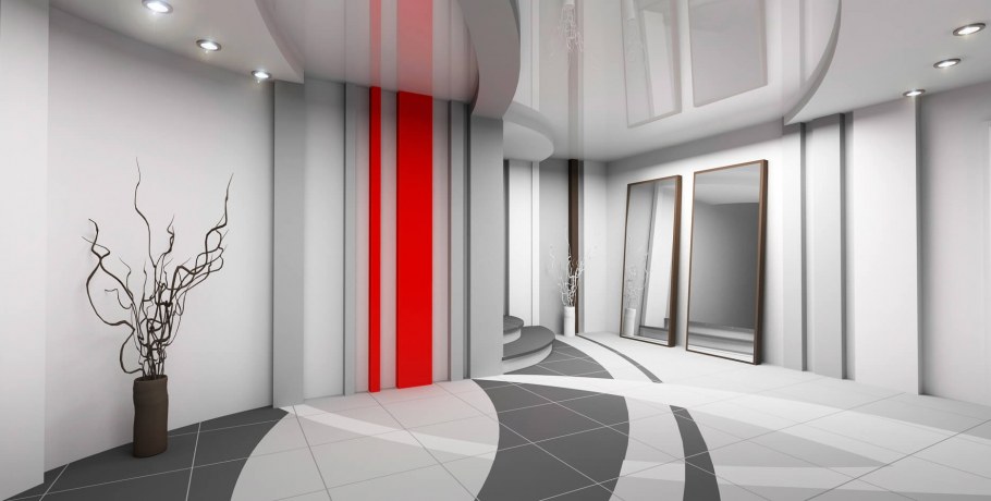 Натяжные потолки в офисных помещениях