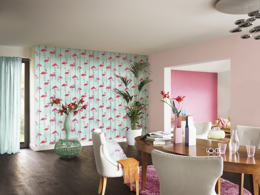 Комбинирование обоев в интерьере