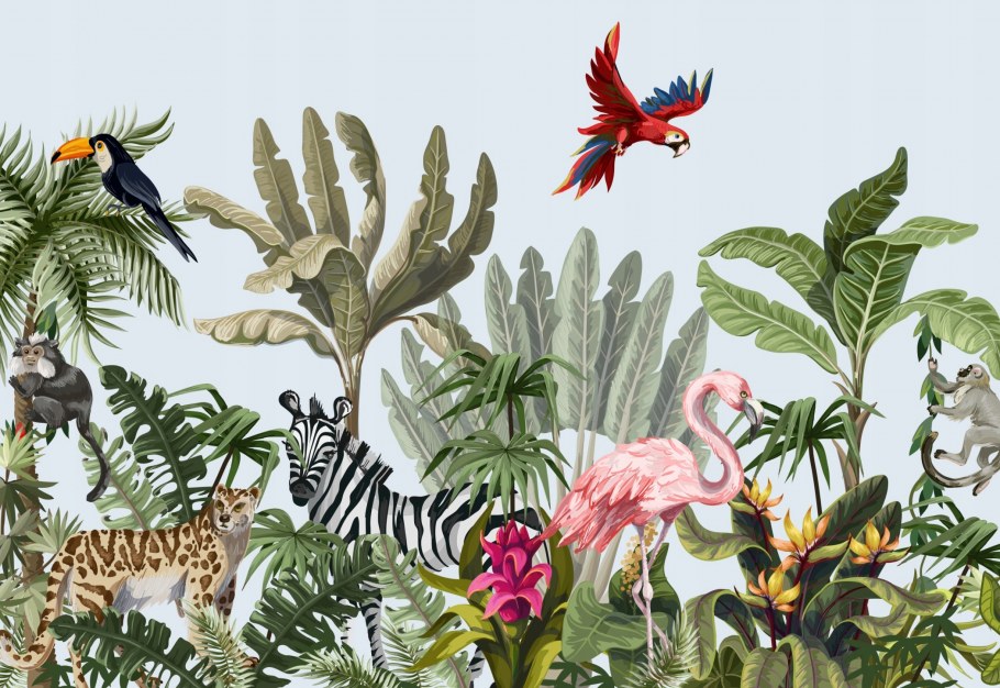 Фотообои тропические растения