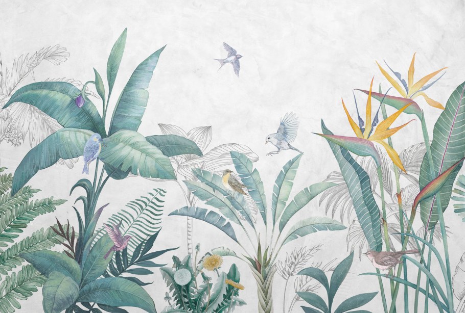 Фотообои джунгли в детскую