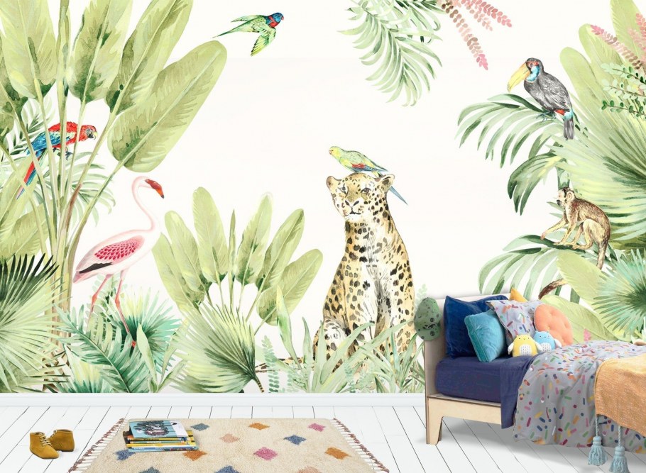 Фотообои джунгли в детскую