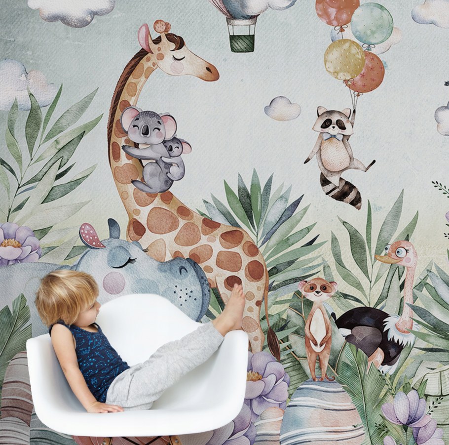 Детские обои джунгли