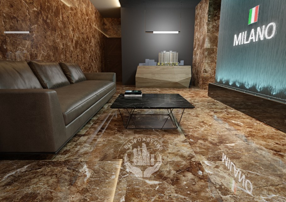 Керамогранит pr0001 Имперадор коричневый 60x60 progres Ceramica