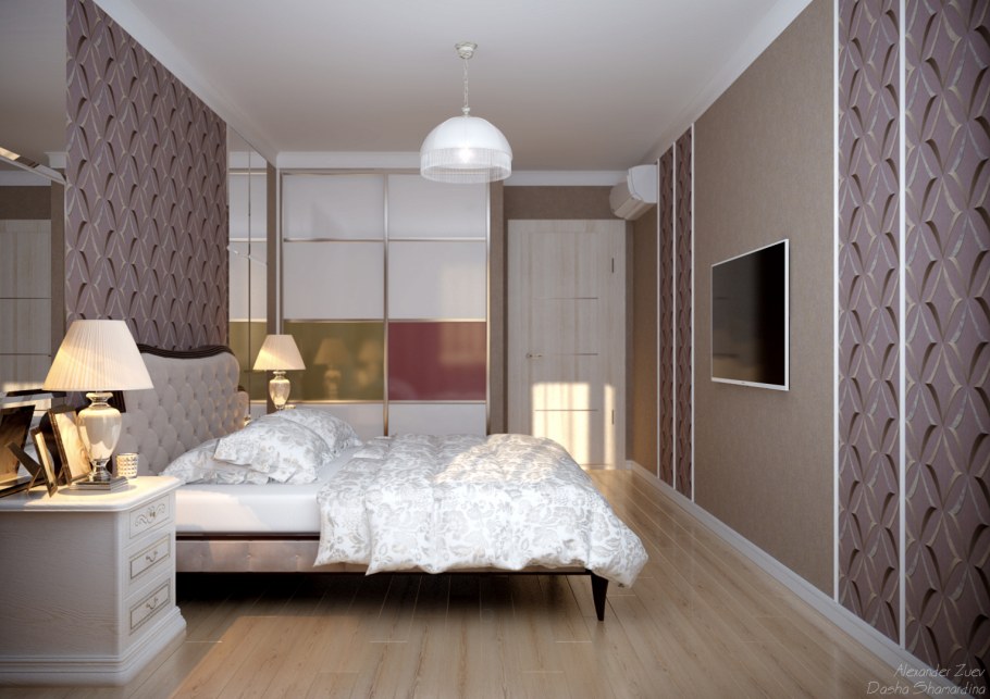 Спальня в панельной девятиэтажке