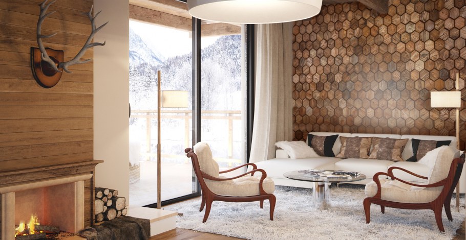 Стеновые панели из карагача