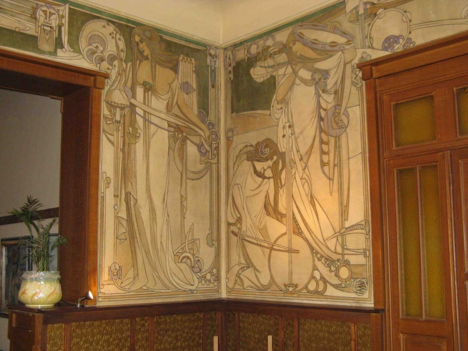 Роспись стен в стиле Модерн