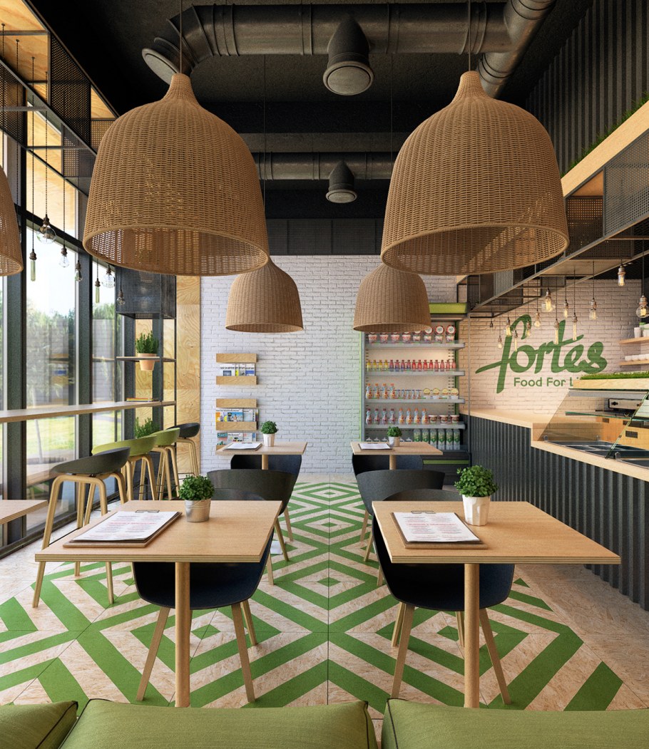 Интерьер кафе