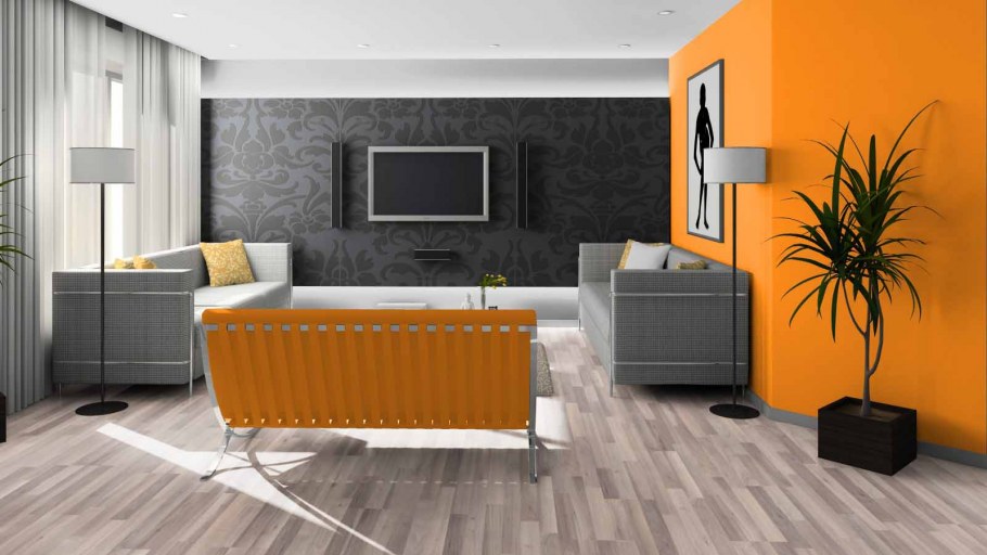 Красивые цвета для стен зала