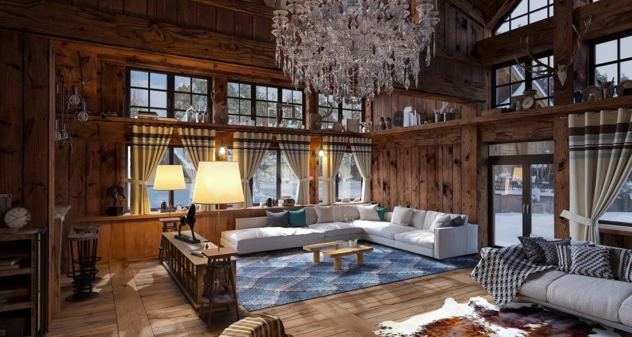 Веранда в стиле Шале