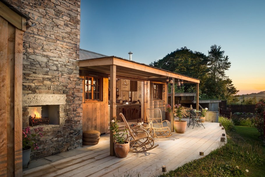 Баня в стиле Шале