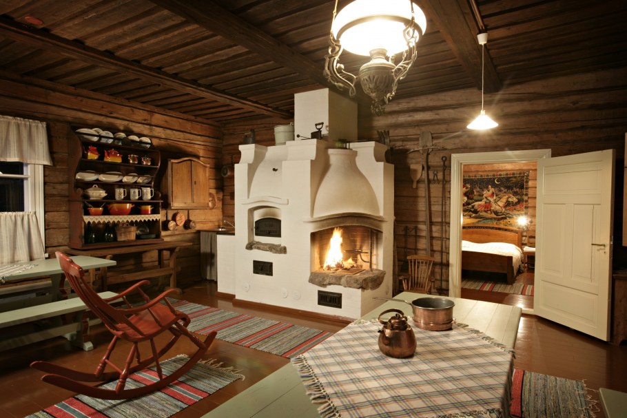 Уютный дом с печкой