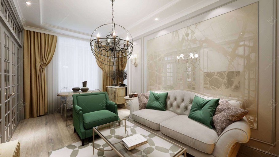 Расцветка обоев для кухни