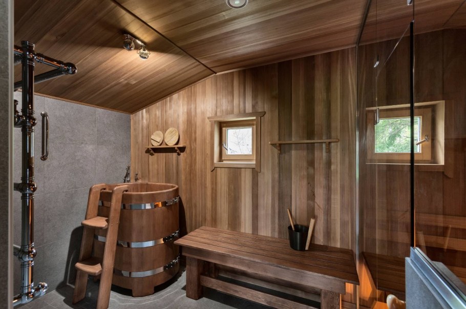 Баня бруса 2х3 внутри