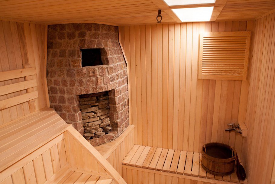 Отделка бани внутри