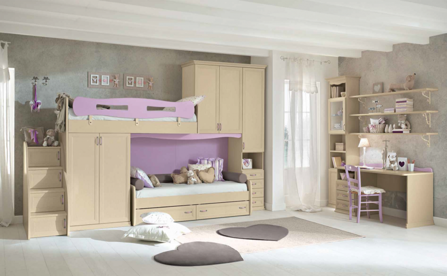 Спальня для четверых детей