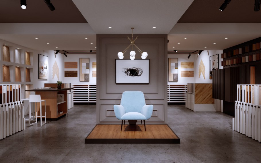 Дизайн магазина полов