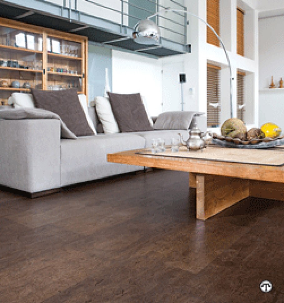 Пробковый паркет в интерьере