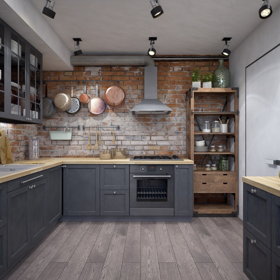 Кухня Эггер лофт