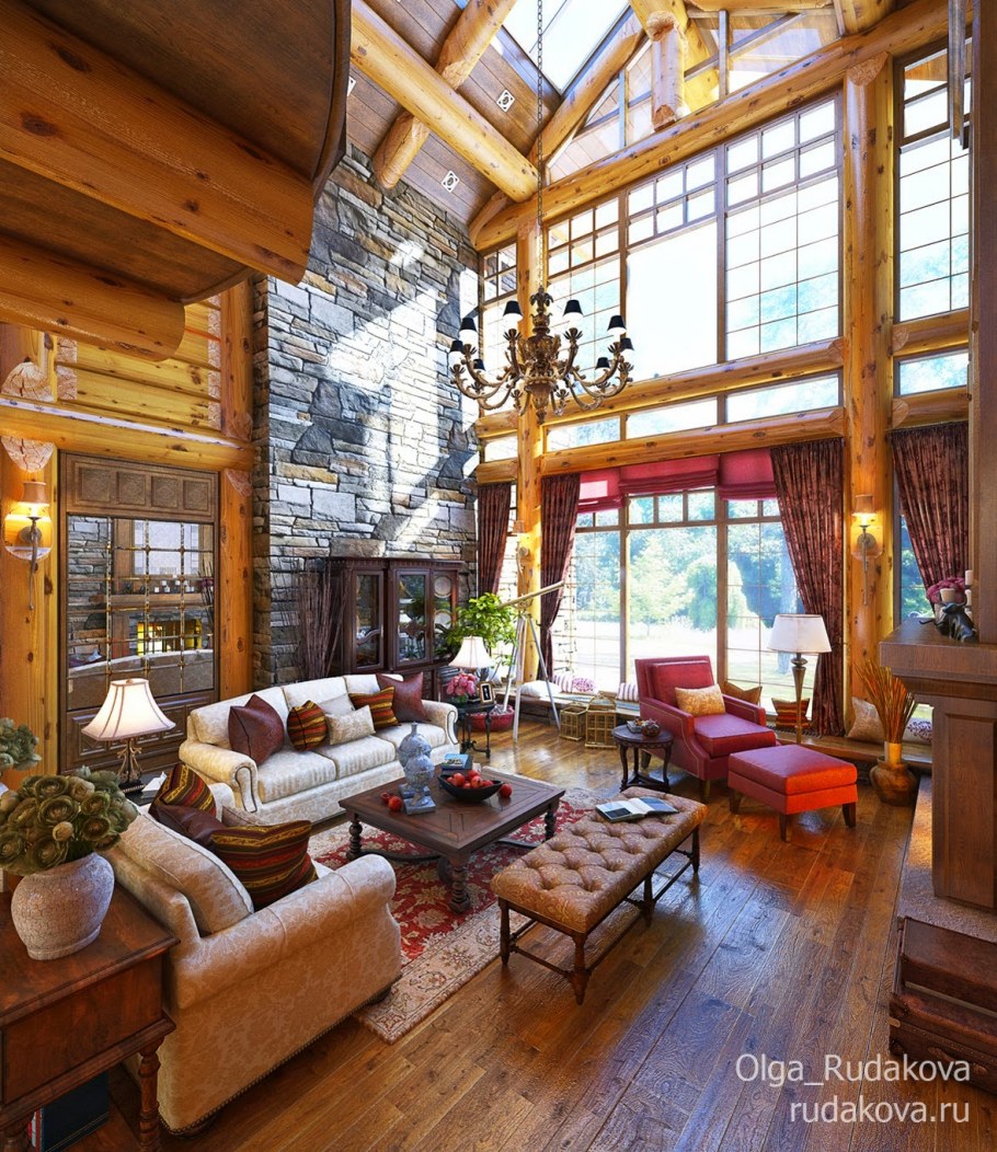 Дом в канадском стиле внутри