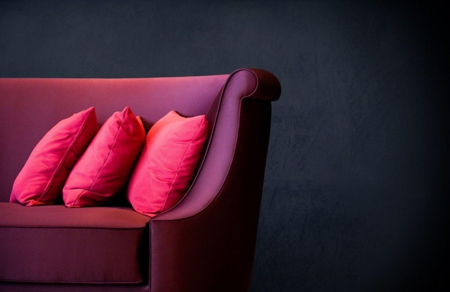 Цветные акценты в интерьере