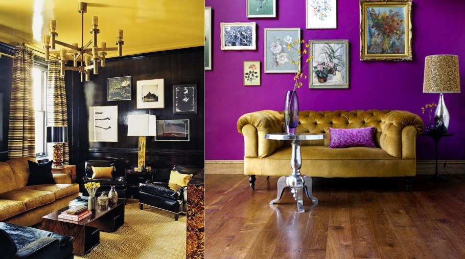 Сочетание цветов в интерьере оливковый