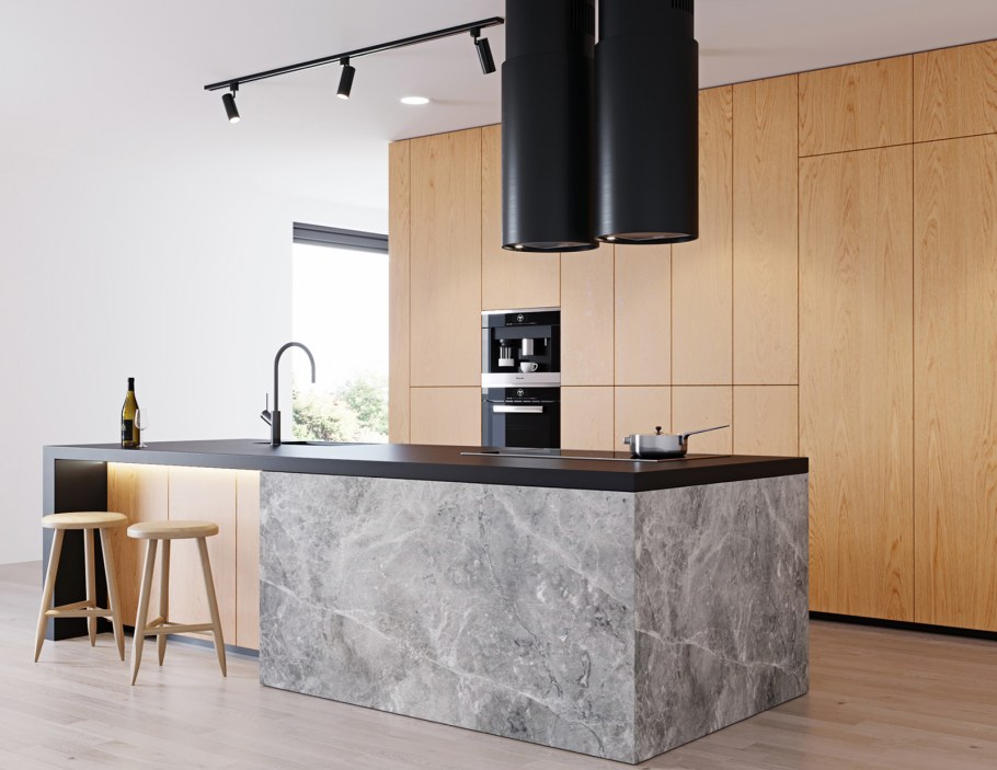 Каменный шпон negro 122х61см