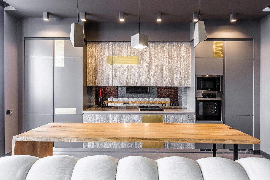 Кухни каменный шпон Blanco